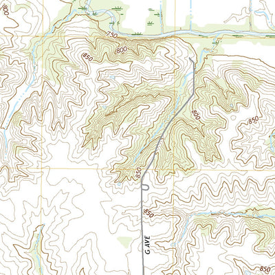 United States Geological Survey Millersburg, IA (2022, 24000-Scale) digital map