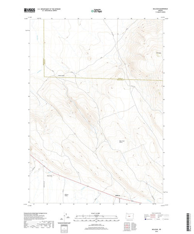 United States Geological Survey Millican, OR (2020, 24000-Scale) digital map