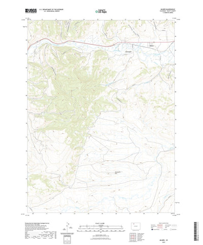 United States Geological Survey Milner, CO (2022, 24000-Scale) digital map