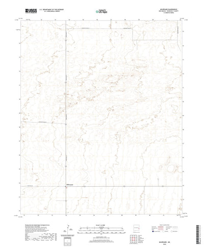 United States Geological Survey Milnesand, NM (2020, 24000-Scale) digital map