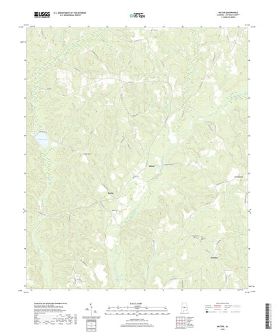 United States Geological Survey Milton, AL (2020, 24000-Scale) digital map
