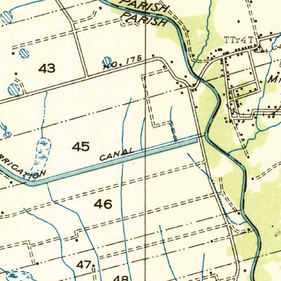 United States Geological Survey Milton, LA (1946, 31680-Scale) digital map
