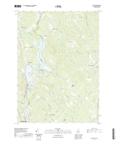 United States Geological Survey Milton, NH (2021, 24000-Scale) digital map