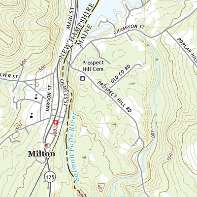 United States Geological Survey Milton, NH (2021, 24000-Scale) digital map