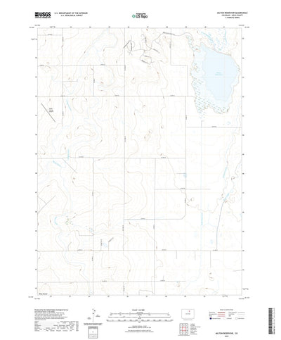 United States Geological Survey Milton Reservoir, CO (2022, 24000-Scale) digital map