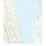 United States Geological Survey Mims, FL (2021, 24000-Scale) digital map