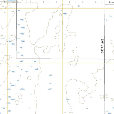 United States Geological Survey Mina NW, SD (2021, 24000-Scale) digital map