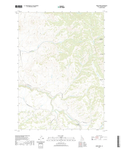 United States Geological Survey Miner Creek, ID (2020, 24000-Scale) digital map