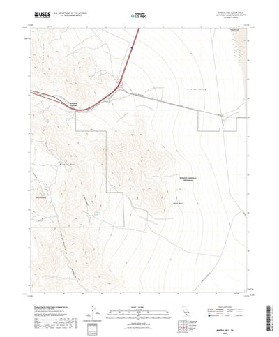 United States Geological Survey Mineral Hill, CA (2021, 24000-Scale) digital map