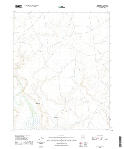 United States Geological Survey Minese Mesa, NM (2020, 24000-Scale) digital map