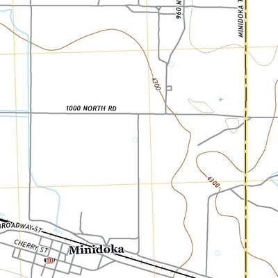 United States Geological Survey Minidoka, ID (2020, 24000-Scale) digital map