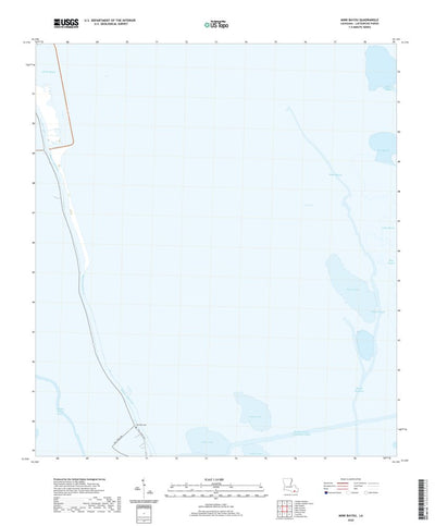 United States Geological Survey Mink Bayou, LA (2020, 24000-Scale) digital map