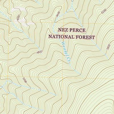 United States Geological Survey Mink Peak, ID (2020, 24000-Scale) digital map