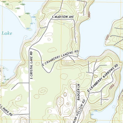 United States Geological Survey Minong Flowage, WI (2022, 24000-Scale) digital map