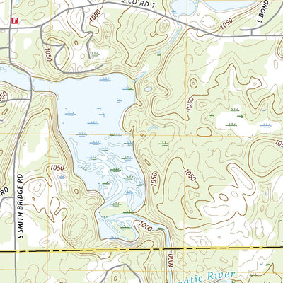 United States Geological Survey Minong Flowage, WI (2022, 24000-Scale) digital map