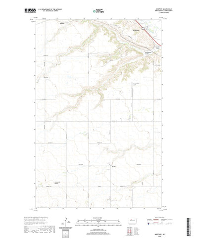United States Geological Survey Minot NW, ND (2020, 24000-Scale) digital map