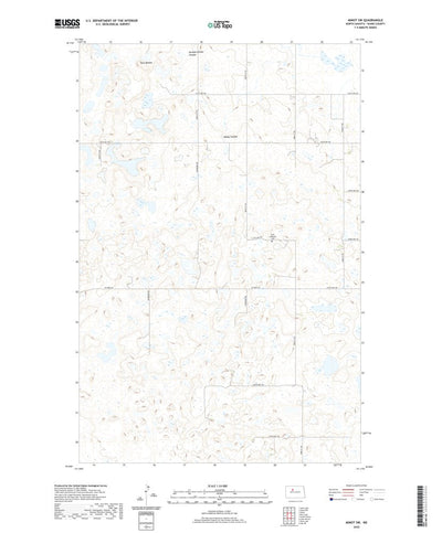 United States Geological Survey Minot SW, ND (2020, 24000-Scale) digital map