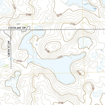 United States Geological Survey Minot SW, ND (2020, 24000-Scale) digital map