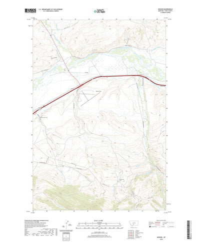 United States Geological Survey Mission, MT (2020, 24000-Scale) digital map