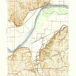United States Geological Survey Missouri City, MO (1947, 31680-Scale) digital map