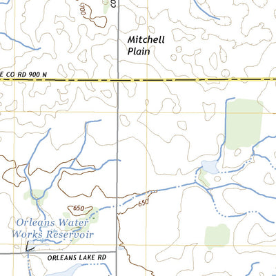 United States Geological Survey Mitchell, IN (2022, 24000-Scale) digital map