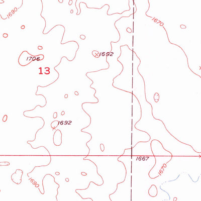 United States Geological Survey Mitchell Lake, SD (1949, 24000-Scale) digital map