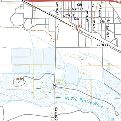 United States Geological Survey Mitchell, NE (2021, 24000-Scale) digital map