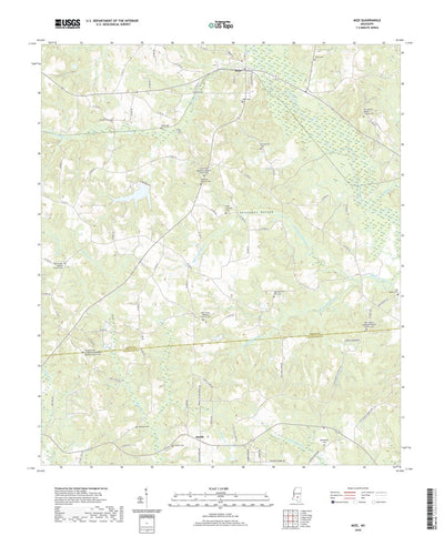 United States Geological Survey Mize, MS (2020, 24000-Scale) digital map