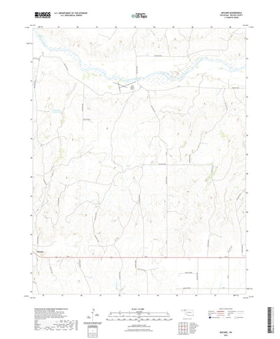 United States Geological Survey Mocane, OK (2022, 24000-Scale) digital map