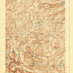 United States Geological Survey Moccasin Lake, WY (1943, 62500-Scale) digital map
