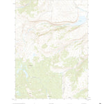 United States Geological Survey Moccasin Lake, WY (2021, 24000-Scale) digital map