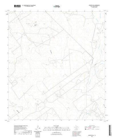 United States Geological Survey Mogotes Hill, TX (2022, 24000-Scale) digital map