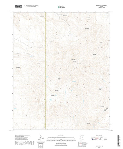 United States Geological Survey Mohon Peak, AZ (2021, 24000-Scale) digital map