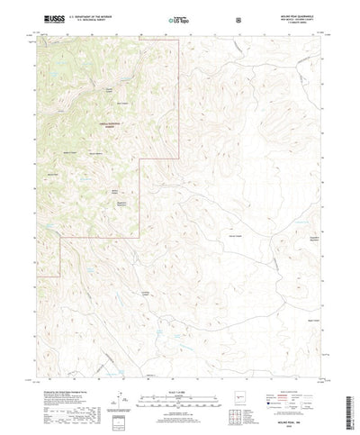 United States Geological Survey Molino Peak, NM (2020, 24000-Scale) digital map