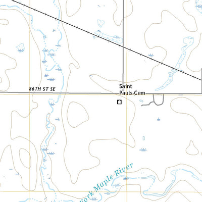 United States Geological Survey Monango NW, ND (2020, 24000-Scale) digital map