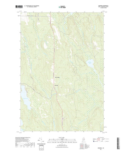 United States Geological Survey Monarda, ME (2021, 24000-Scale) digital map