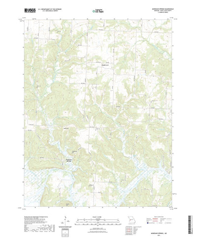 United States Geological Survey Monegaw Springs, MO (2021, 24000-Scale) digital map