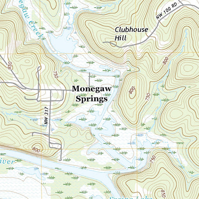 United States Geological Survey Monegaw Springs, MO (2021, 24000-Scale) digital map