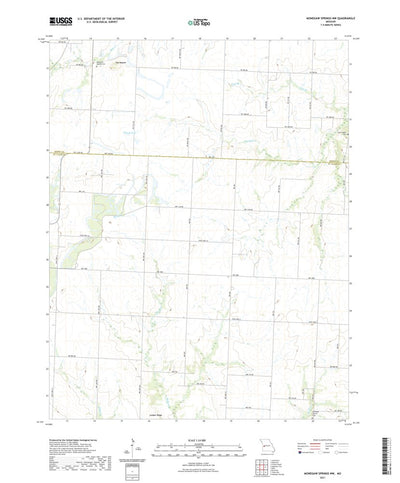 United States Geological Survey Monegaw Springs NW, MO (2021, 24000-Scale) digital map