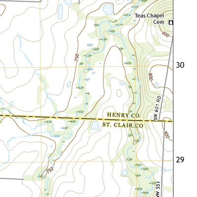 United States Geological Survey Monegaw Springs NW, MO (2021, 24000-Scale) digital map