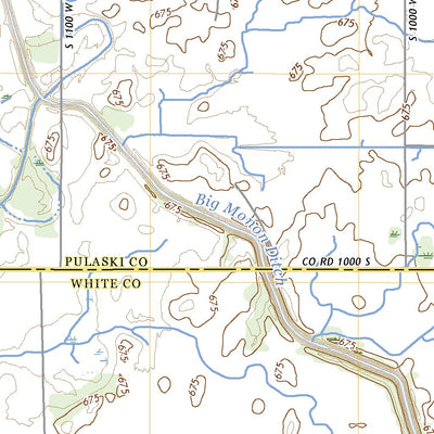 United States Geological Survey Monon NE, IN (2022, 24000-Scale) digital map