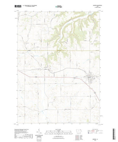 United States Geological Survey Monona, IA (2022, 24000-Scale) digital map