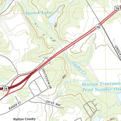 United States Geological Survey Monroe, GA (2020, 24000-Scale) digital map