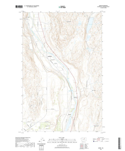 United States Geological Survey Monse, WA (2020, 24000-Scale) digital map