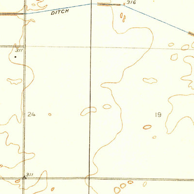 United States Geological Survey Monson, CA (1927, 31680-Scale) digital map