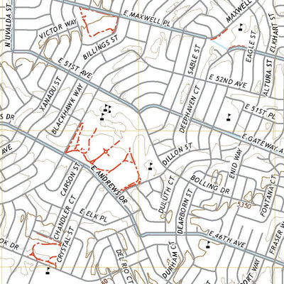 United States Geological Survey Montbello, CO (2022, 24000-Scale) digital map