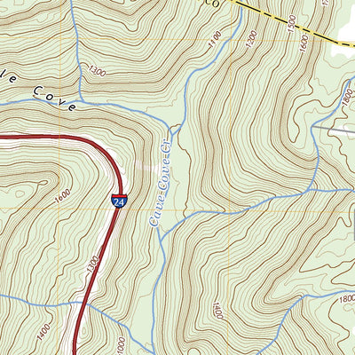 United States Geological Survey Monteagle, TN (2022, 24000-Scale) digital map