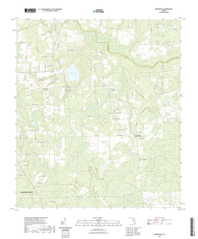 United States Geological Survey Monteocha, FL (2021, 24000-Scale) digital map