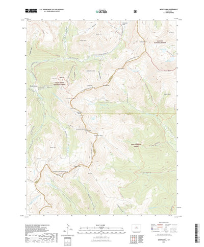 United States Geological Survey Montezuma, CO (2022, 24000-Scale) digital map