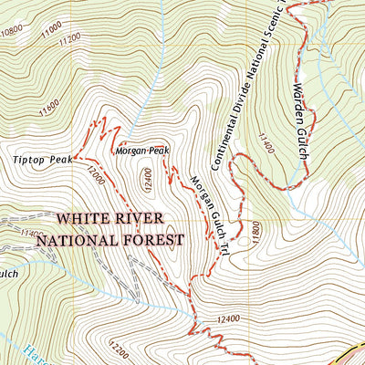 United States Geological Survey Montezuma, CO (2022, 24000-Scale) digital map